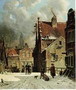 unknow artist European city landscape, street landsacpe, construction, frontstore, building and architecture. 124 Germany oil painting artist